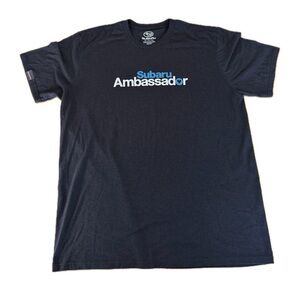 Subaru Ambassador T-Shirt Mens 2XL Charcoal Gray Short Sleeve